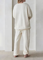 Bumpsuit Maternity Classic Terry Sweatpant in Ivory