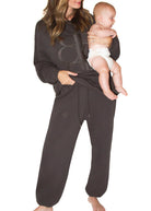 Bumpsuit Maternity Classic Terry Sweatpant in slate