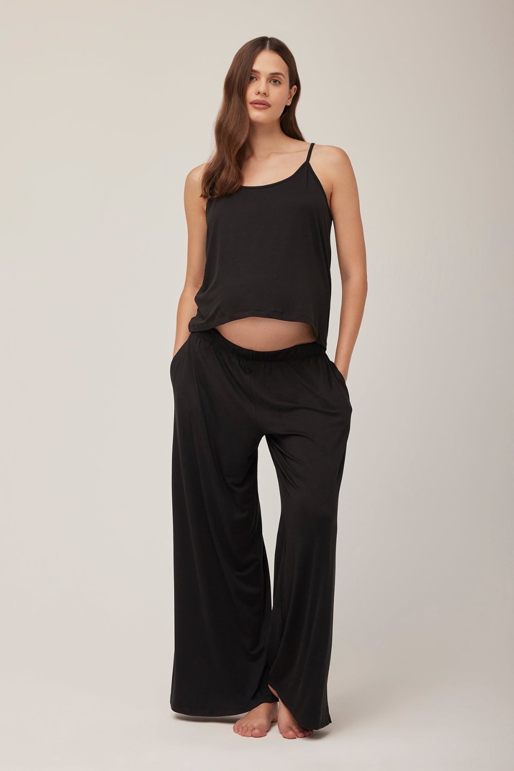 Bumpsuit Maternity The Cloud Everyday Pocket Pant in Black