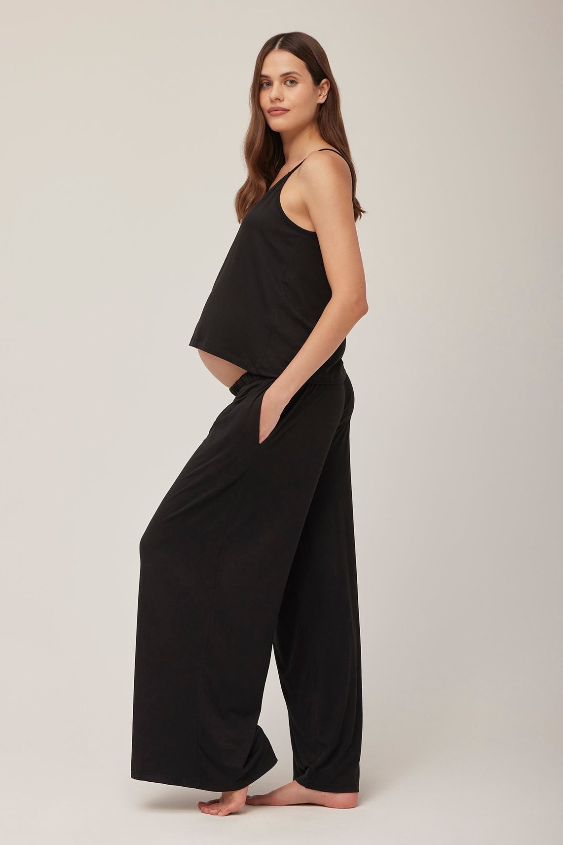 Bumpsuit Maternity The Cloud Everyday Pocket Pant in Black