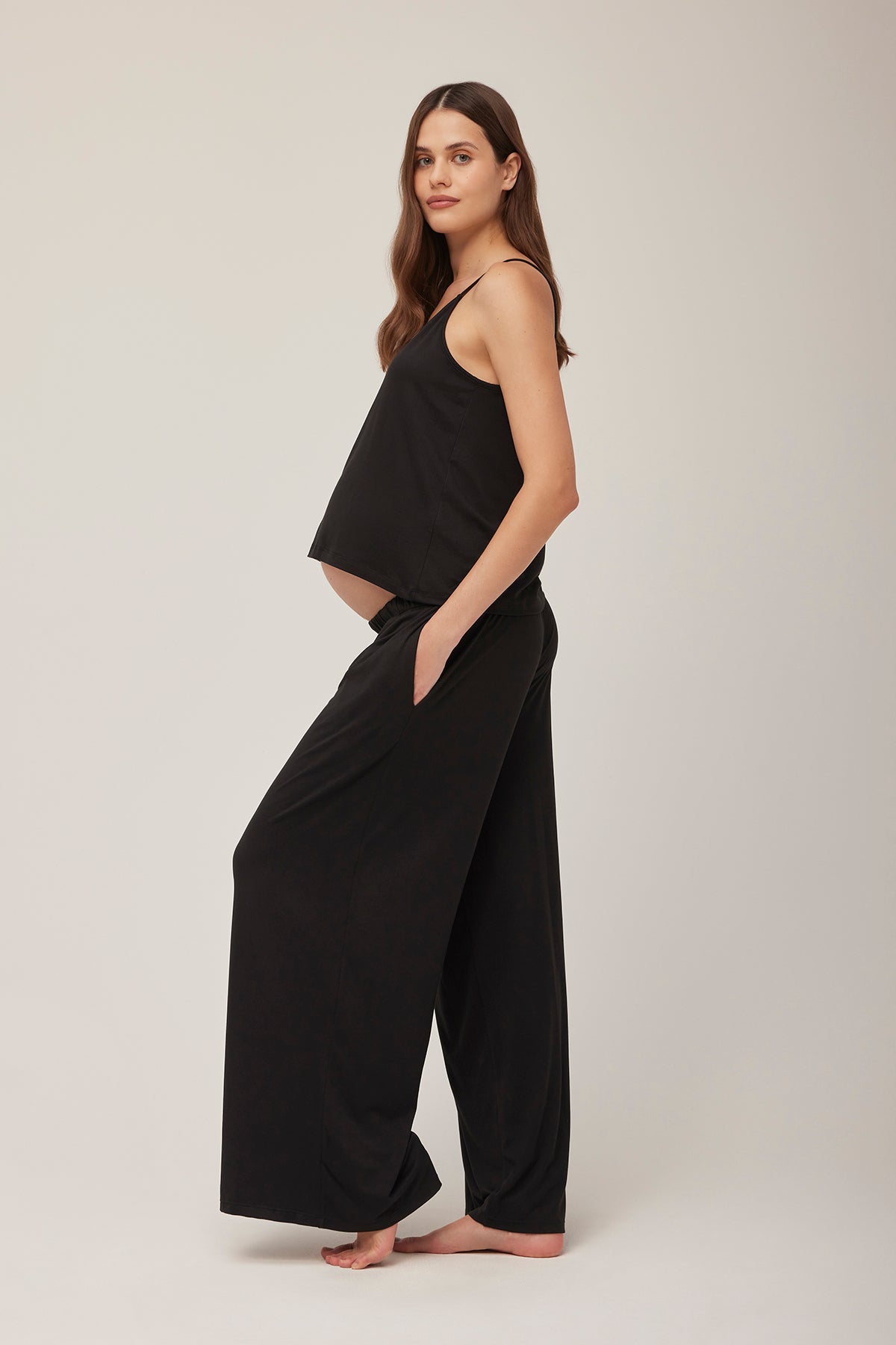 Bumpsuit Maternity The Cloud Everyday Pocket Pant in Black