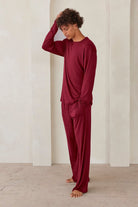 cloud mens set burgundy