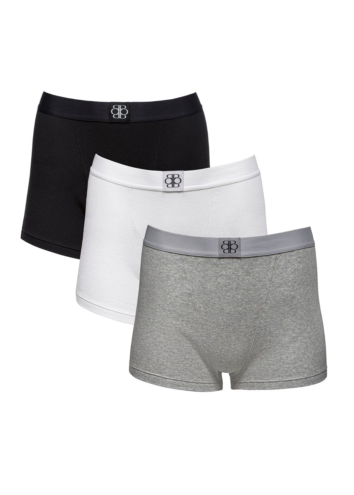 the cotton rib boy short - 3 pack 