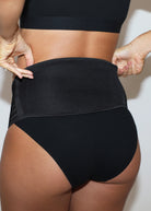 the belly support band in black