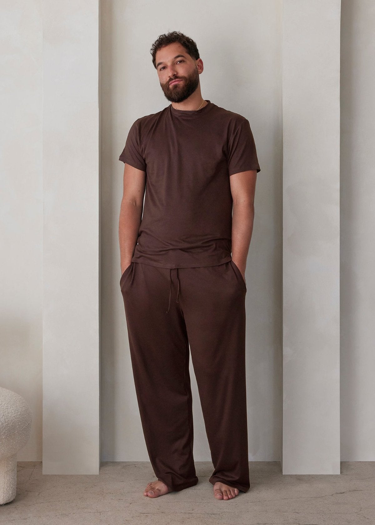 the mens cloud pant in chocolate