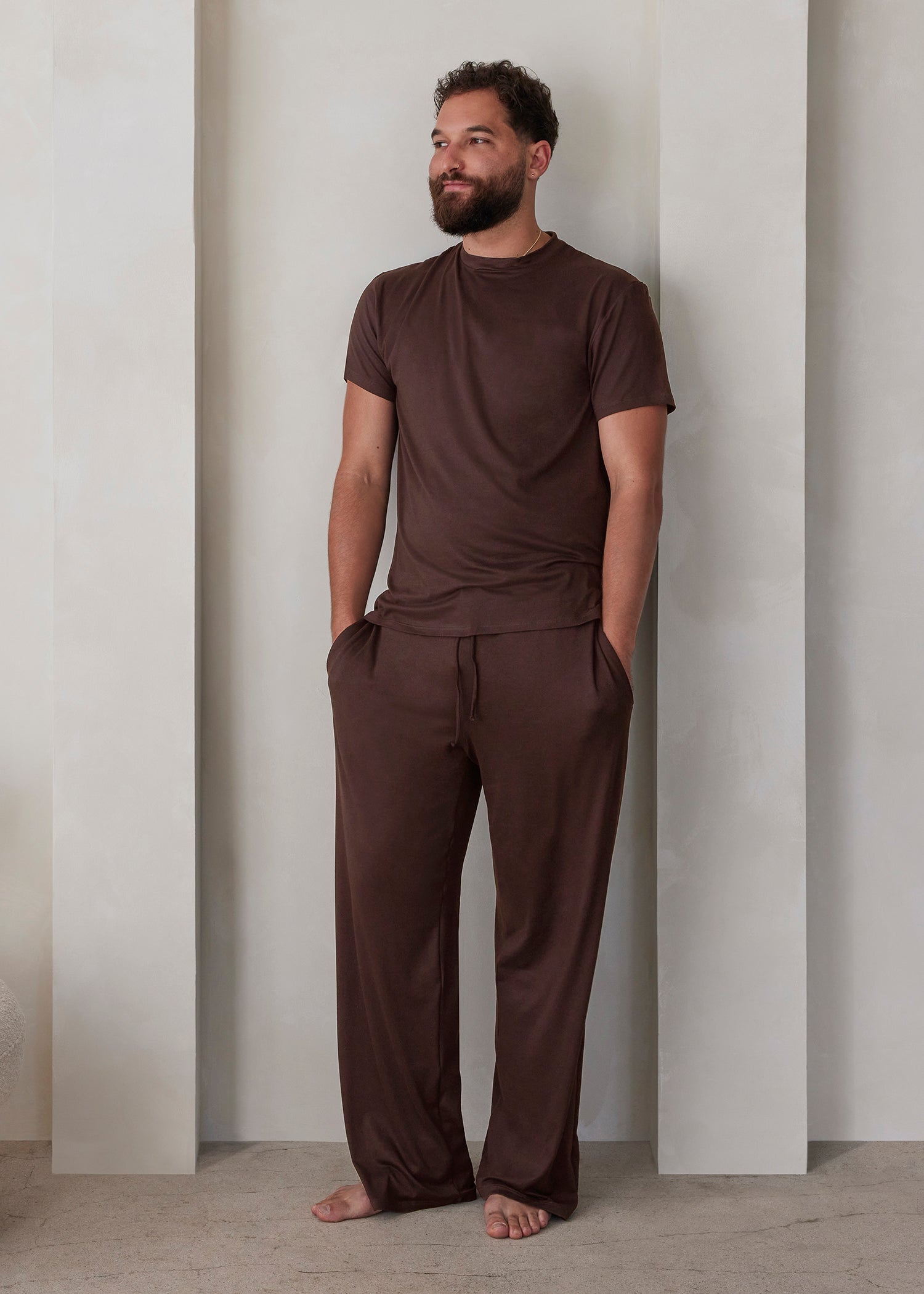 the mens cloud pant in chocolate