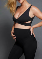 the perfect movement maternity activewear high waist legging in black