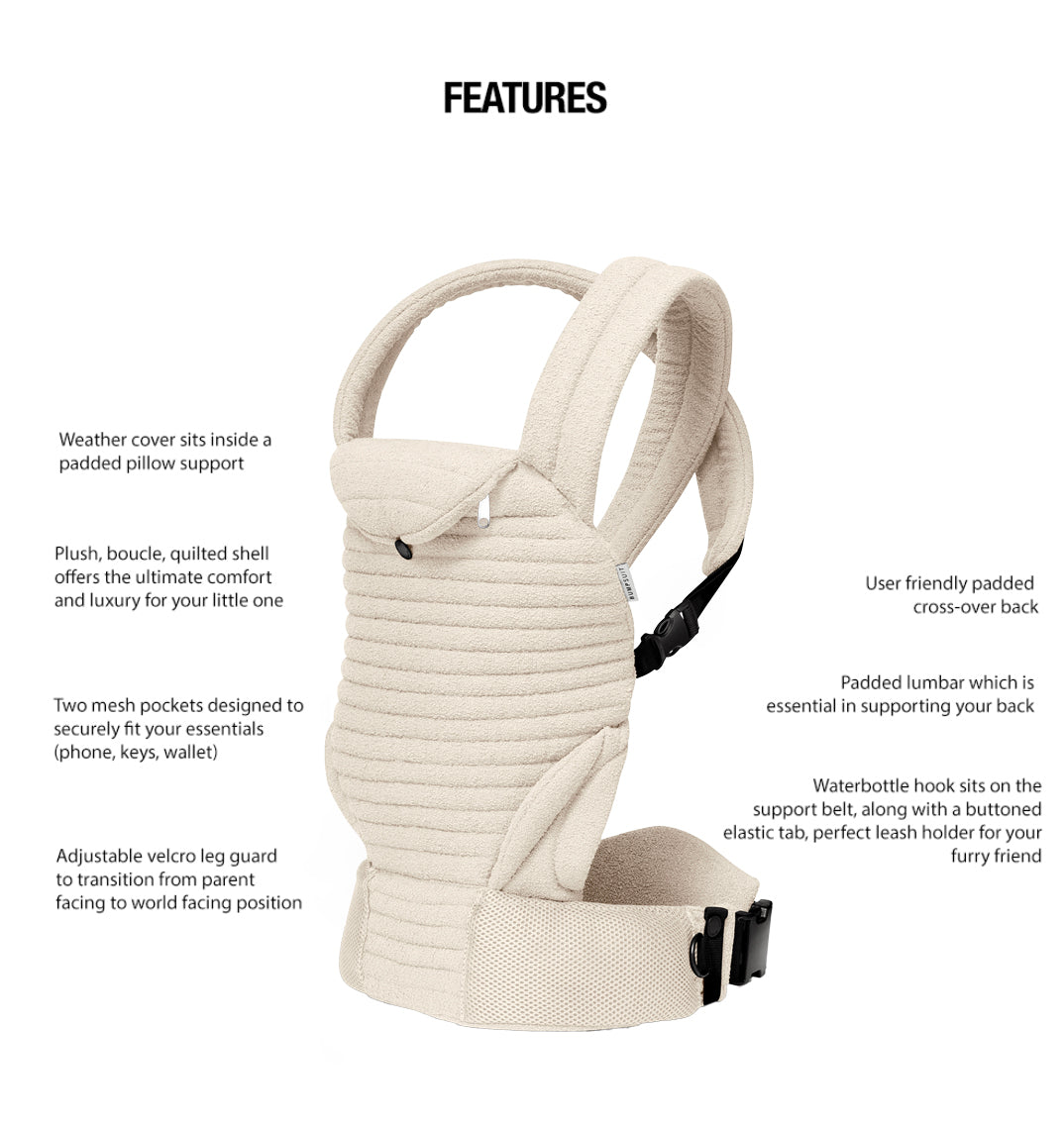 georgia trehane ugc the armadillo baby carrier in cloud