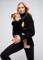 the armadillo baby carrier in black velvet